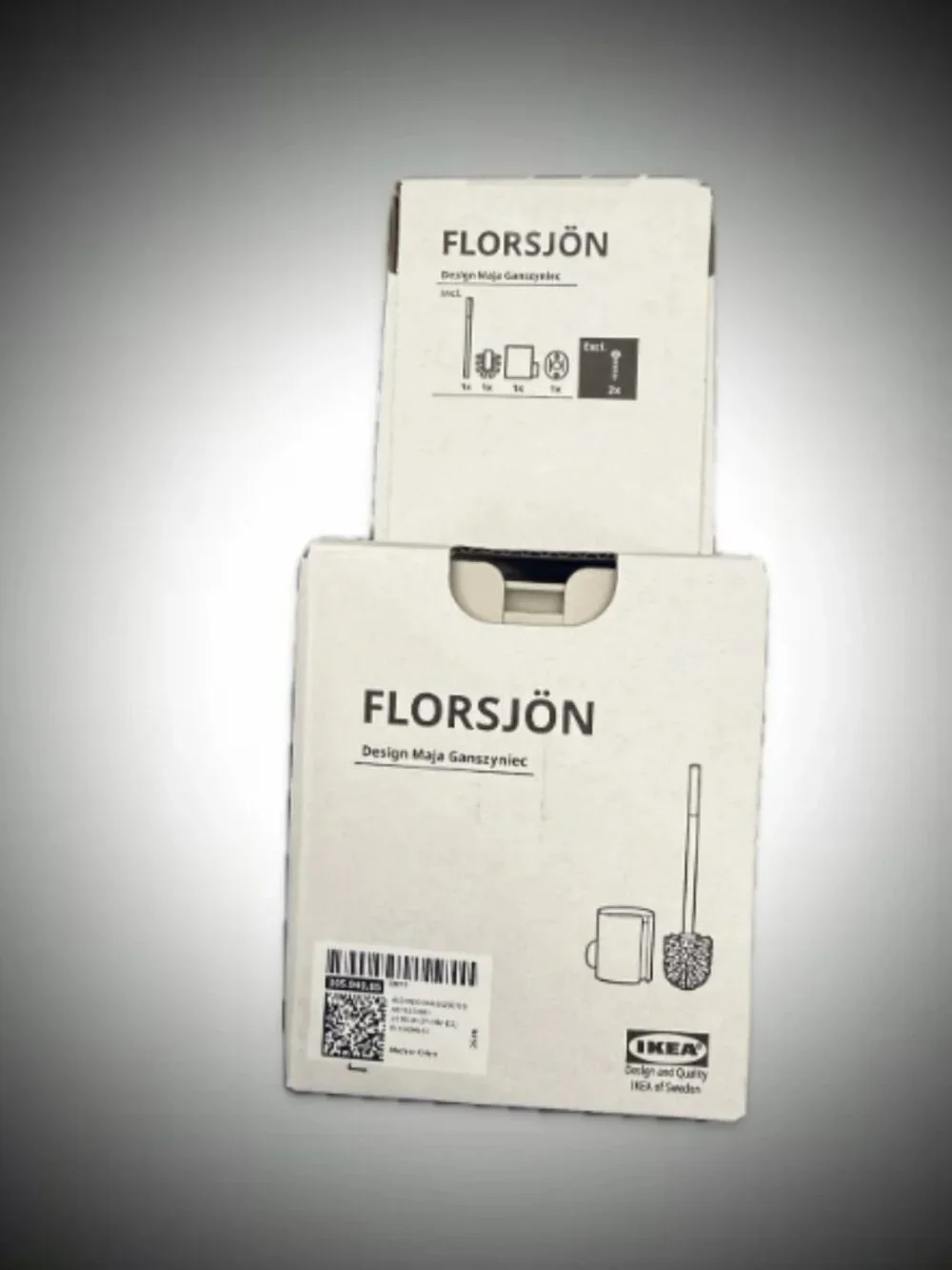 FLORSJÖN 305.940.85 Toilet brush, beige